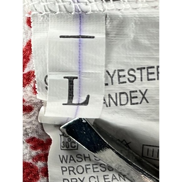 Dress Size Large Mini A Long Balloon Sleeves Runched Wrists Chiffon Long Deep V - Picture 15 of 16